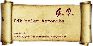 Göttler Veronika névjegykártya